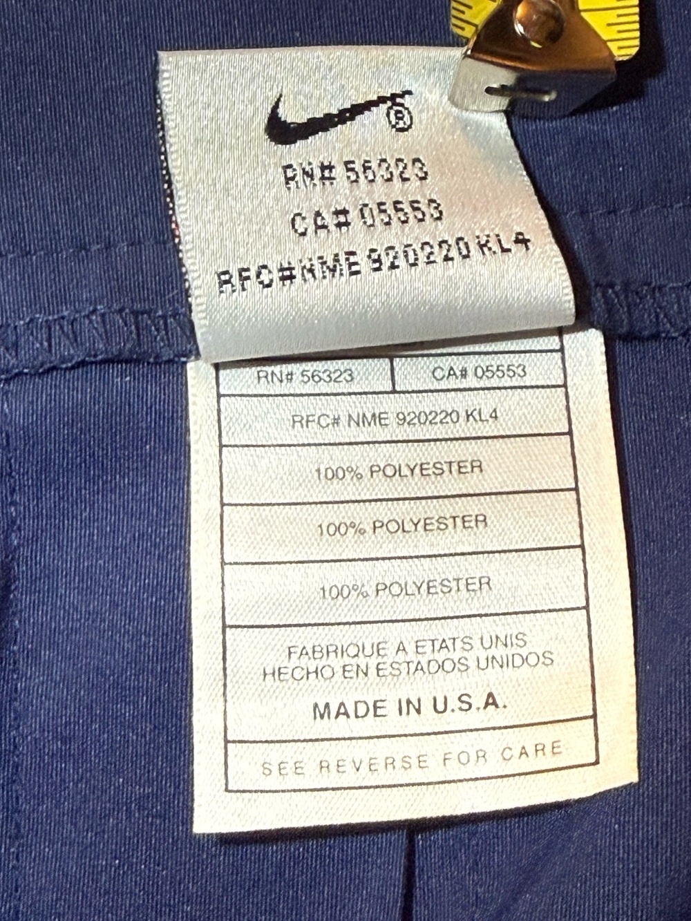 Vintage 80s 90s Nike Women’s Navy Pleated Tennis Skirt Size M - Picture 6 of 6